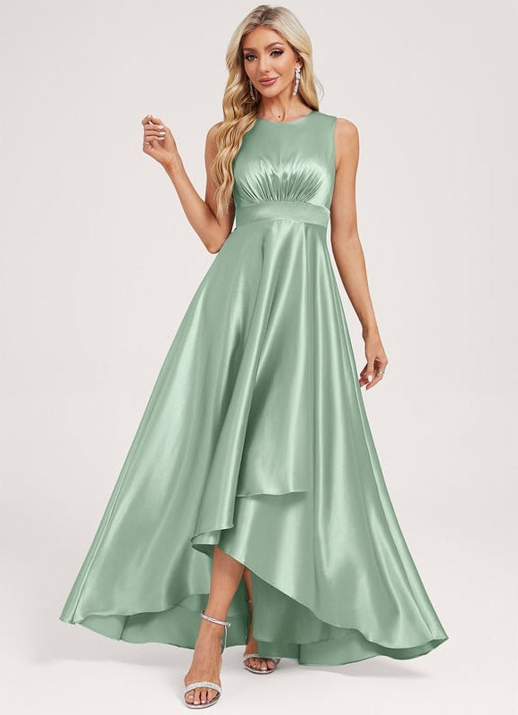 Robe Chic Satinée Menthe