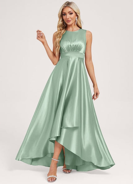 Robe Chic Satinée Menthe