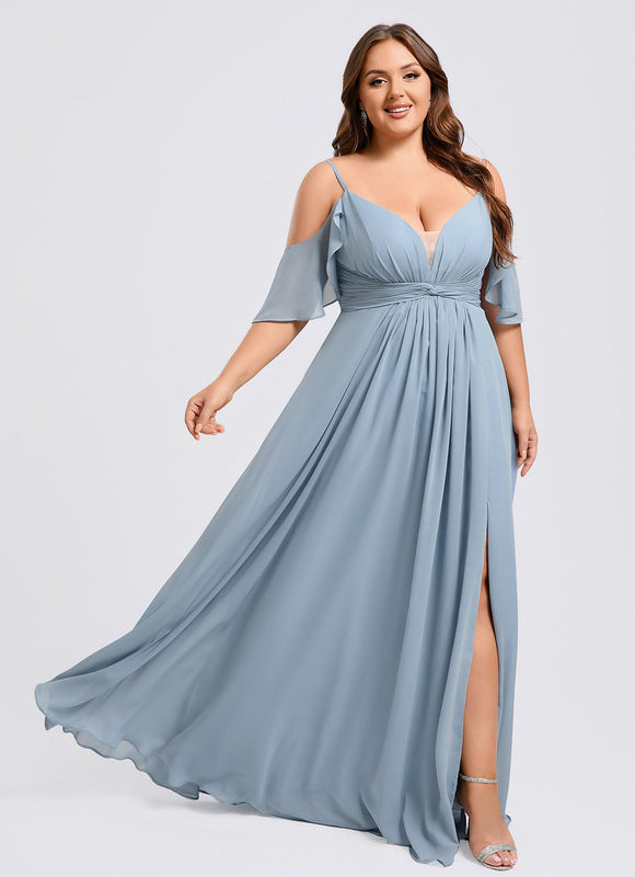 Robe Chic Fluide Ciel - gallery 5