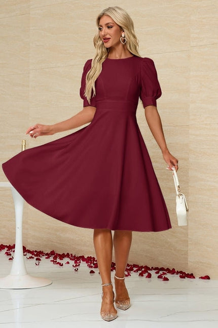 Robe Chic Noire Ajourée - gallery 8