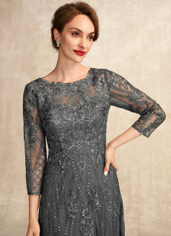 Robe Chic Dentelle Charbon - gallery 6