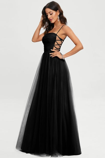 Robe Chic Tulle Ébène - gallery 5