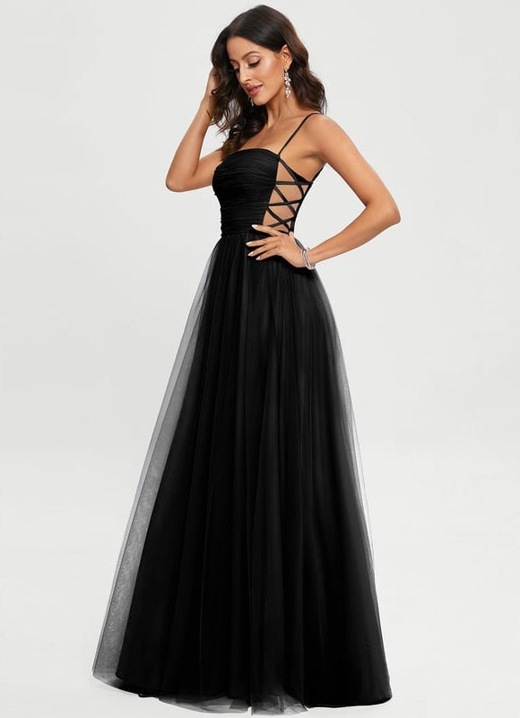 Robe Chic Tulle Ébène - gallery 5