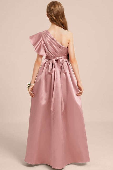 Robe Chic Satin Lilas - gallery 5
