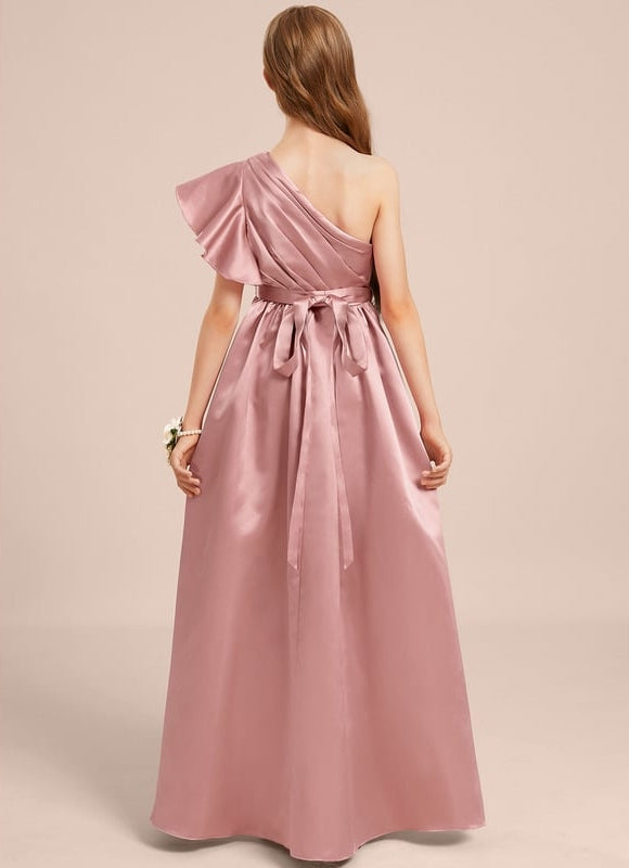 Robe Chic Satin Lilas - gallery 5