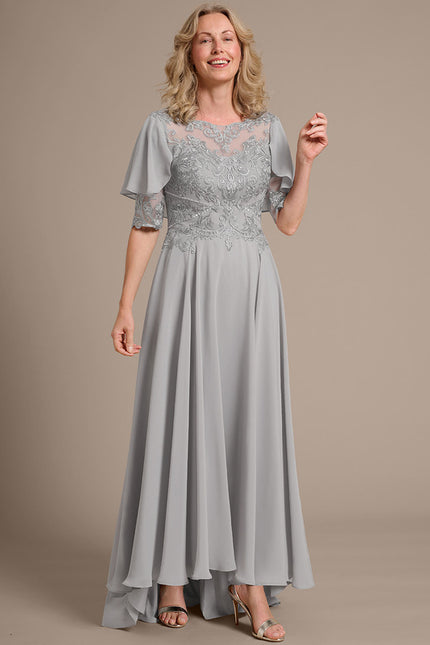 Robe Chic Grise Élégante - gallery 6