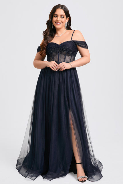 Robe Chic Élégance Tulle Svelte - gallery 6