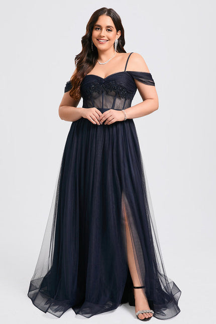 Robe Chic Élégance Tulle Svelte - gallery 6