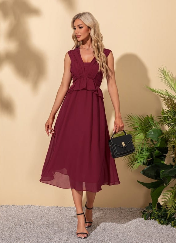 Robe Chic Noire Ajourée - gallery 2