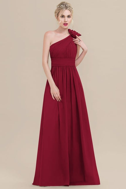 Robe Chic Rouge Profond Flottant - gallery 3