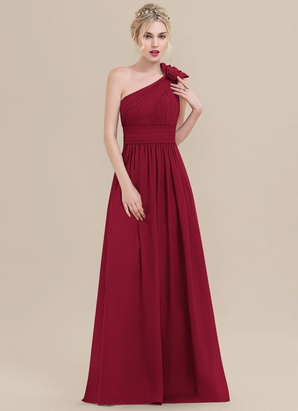Robe Chic Rouge Profond Flottant - gallery 3