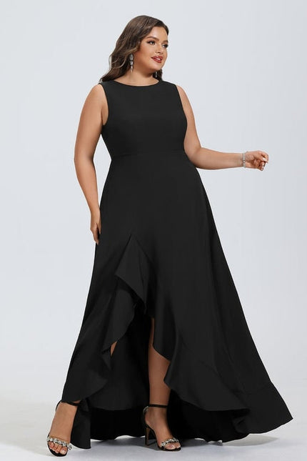 Robe Chic Noire À Volants - gallery 6