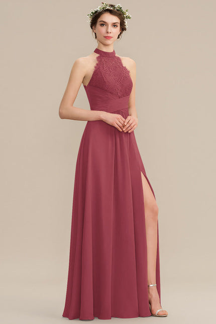 Robe Chic Gris Perle Dentelle Élégante - gallery 1