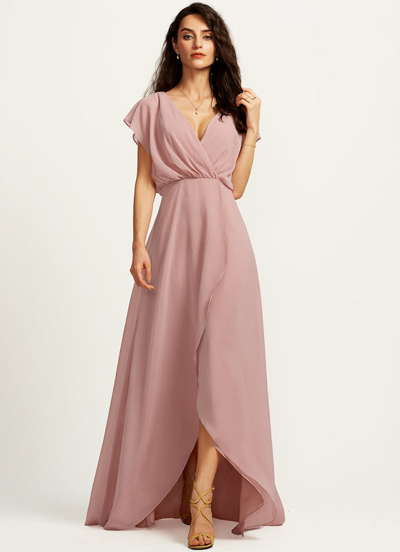 Robe Chic Mousseline Asymétrique - gallery 2