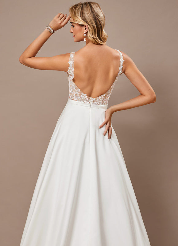 Robe Chic Satinée Fleurie - gallery 7