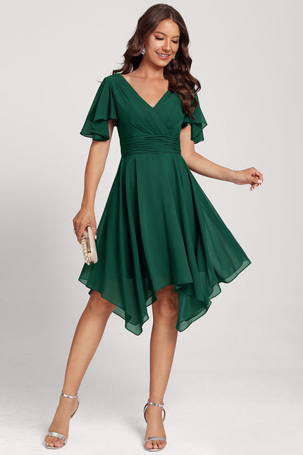Robe Chic Asymétrique Vaporeuse - gallery 1