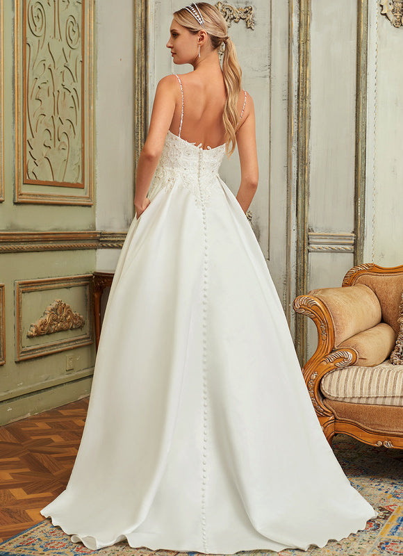 Robe Chic Satinée Classique - gallery 4
