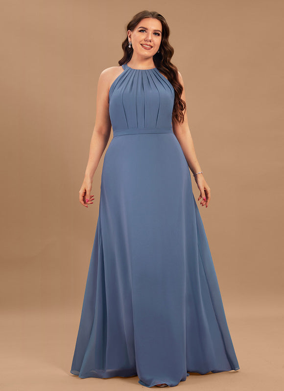 Robe Chic Mousseline Drapée - gallery 5