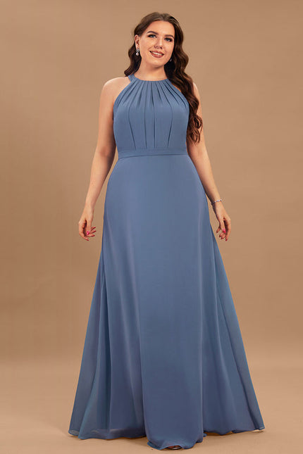 Robe Chic Mousseline Drapée - gallery 5
