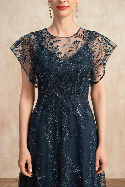 Robe Chic Étoilée Marine - gallery 4