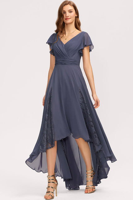 Robe Chic Aérienne Bordeaux - gallery 4