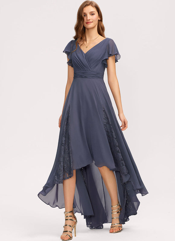 Robe Chic Aérienne Bordeaux - gallery 4