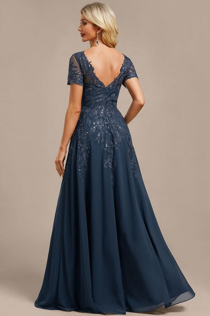 Robe Chic Longue Émeraude Élégante - gallery 7