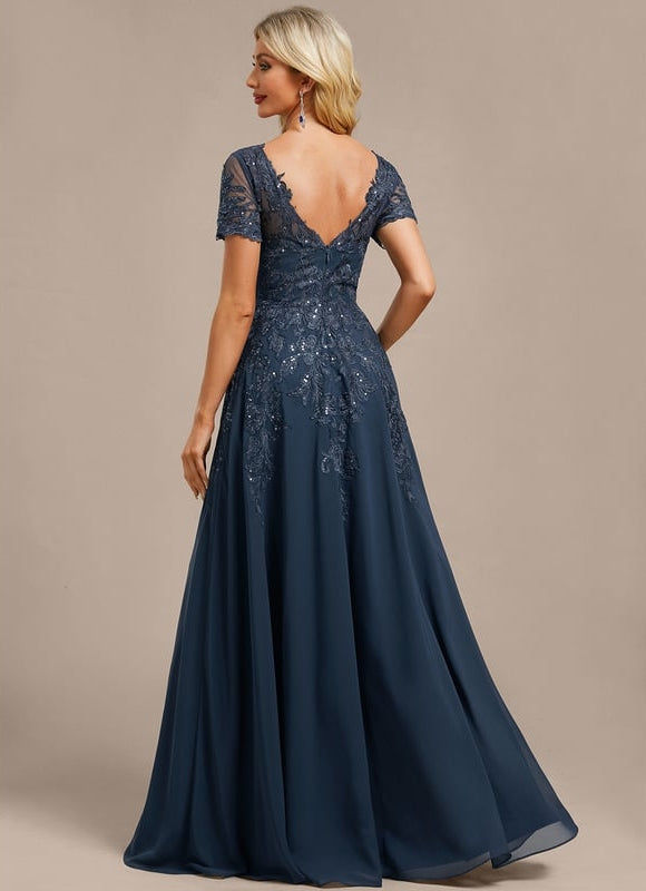 Robe Chic Longue Émeraude Élégante - gallery 7