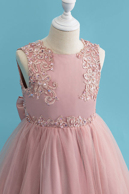 Robe Bohème Chic Dentelle Rose - gallery 8