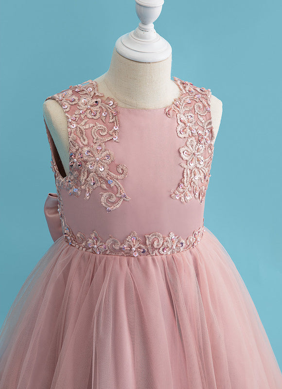 Robe Bohème Chic Dentelle Rose - gallery 8