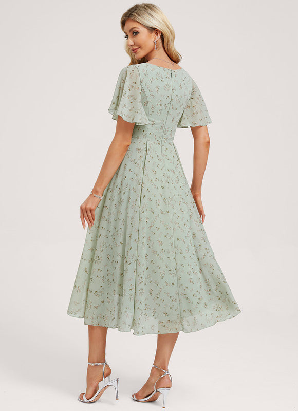 Robe Chic Fluide Bleu Nuit - gallery 4