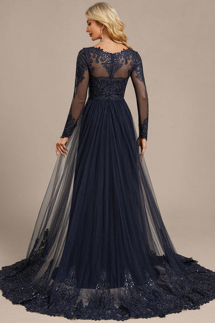 Robe Chic Élégante Marine - gallery 6