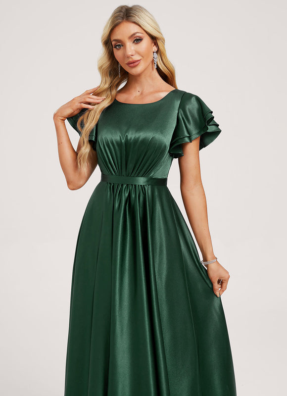 Robe Chic Longue Satinée Flottante - gallery 3