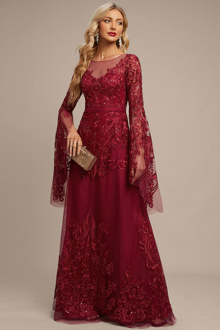 Robe Chic Écarlate Ornée - gallery 4