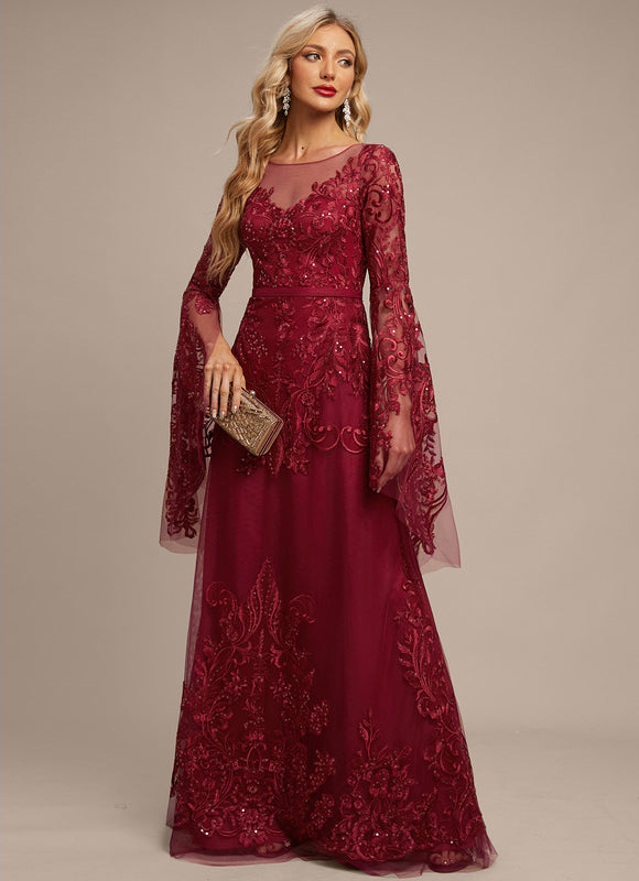 Robe Chic Écarlate Ornée - gallery 4
