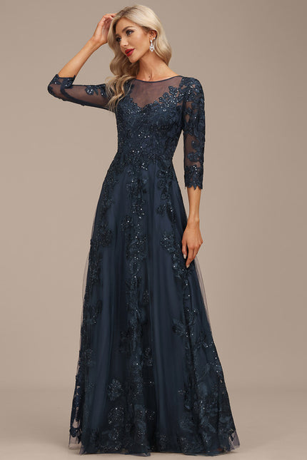 Robe Chic Étoilée Marine - gallery 1