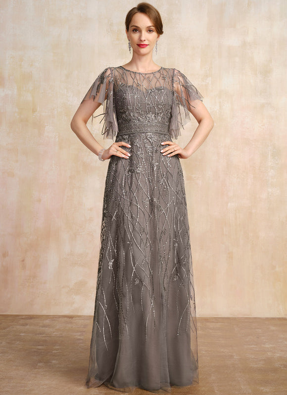 Robe Chic Grise Éthérée - gallery 3