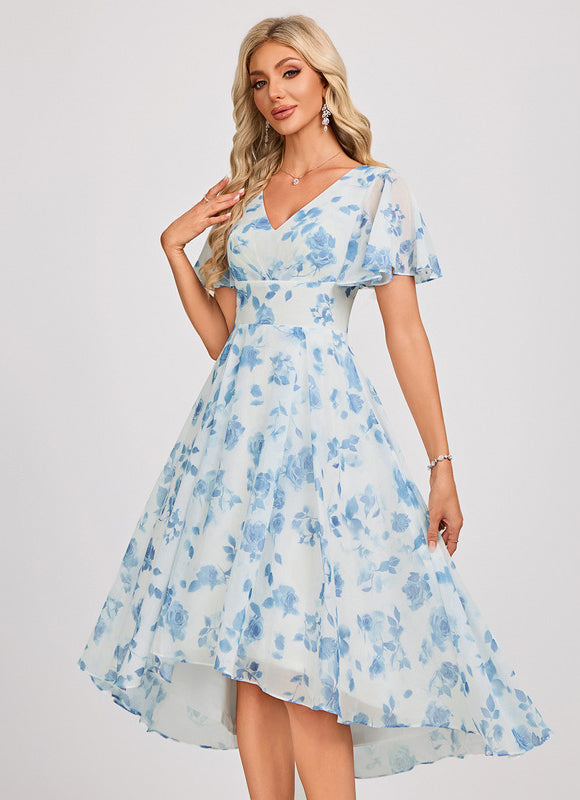 Robe Chic Fluide Bleu Nuit - gallery 3