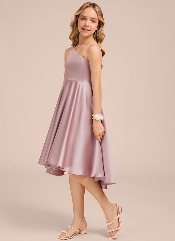 Robe Chic Satin Lilas - gallery 5
