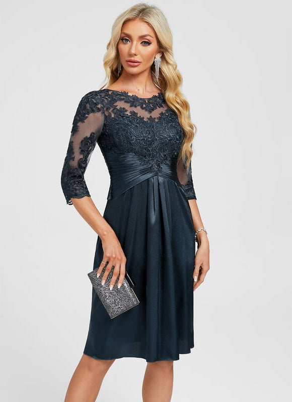 Robe De Cocktail Courte Chic - gallery 4