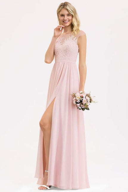 Robe Chic Soirée Rosée - gallery 3