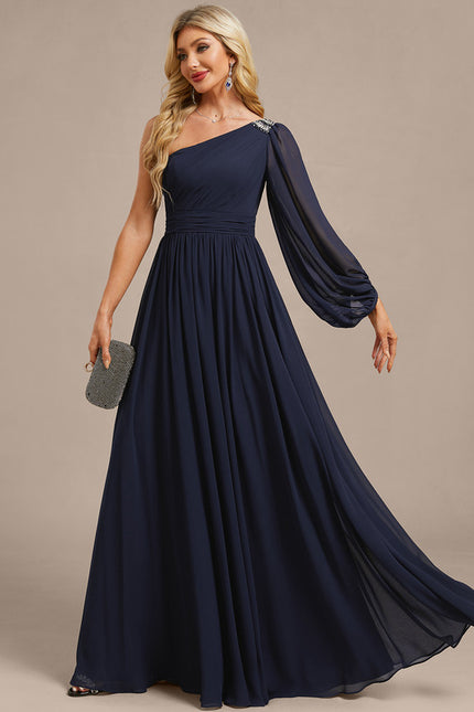 Robe Chic Asymétrique Fluide - gallery 4
