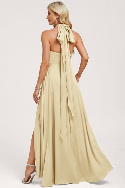 Robe Chic Satin Sable - gallery 5