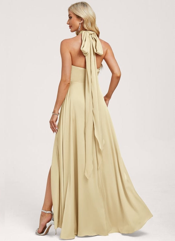 Robe Chic Satin Sable - gallery 5