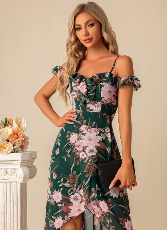 Robe Chic Florale Évasée - gallery 6