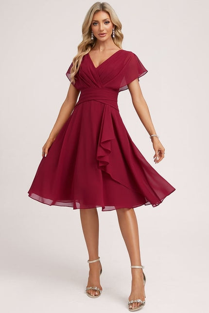 Robe Chic Bleu Élégance Flottante