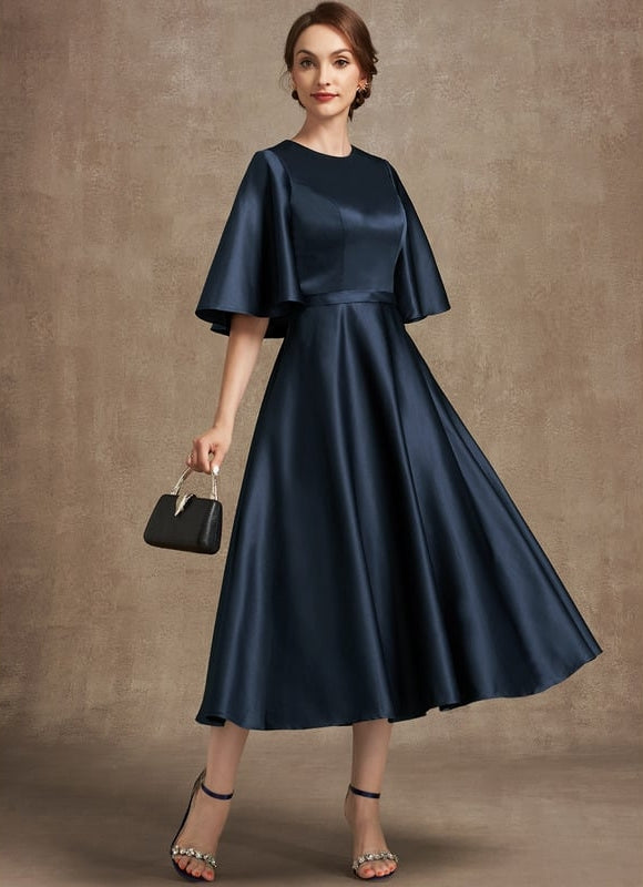 Robe Chic Harmonie Satinée