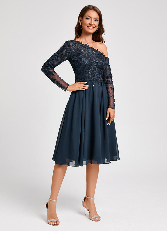 Robe Chic Chic Asymétrique Céleste - gallery 2