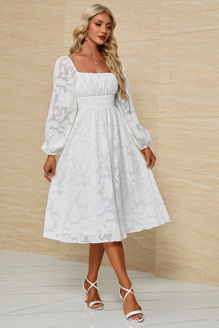 Robe Chic Blanche Aérée - gallery 2