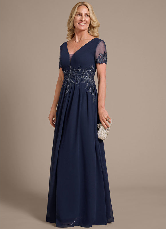 Robe Chic Marine Appliquée - gallery 4